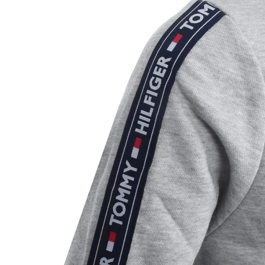 Alternative Image for ProductTommy Hilfiger Lounge Taped Logo Zip Hoodie Grey3